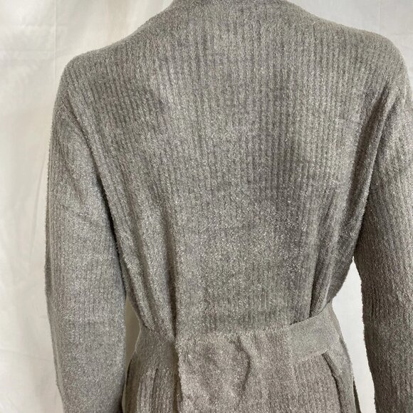 Barefoot Dreams Women’s CozyChic Light Ribbed Robe Size S/M Dove Grey - Picture 4 of 11
